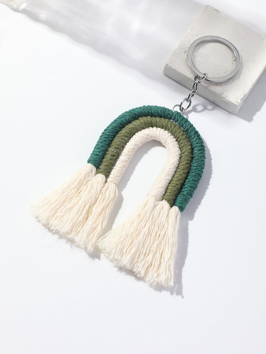 Tua trang trí cầu vồng Charm móc khóa - Nhiều màu - Xem 1