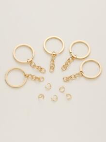 5 chiếc móc khóa tối giản - Vàng - Xem 2