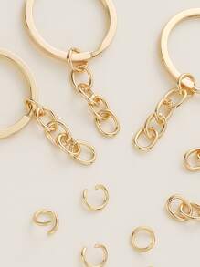 5 chiếc móc khóa tối giản - Vàng - Xem 4