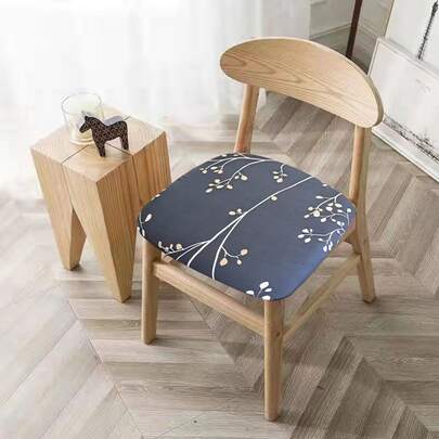 1入組植物圖案彈力椅座套
