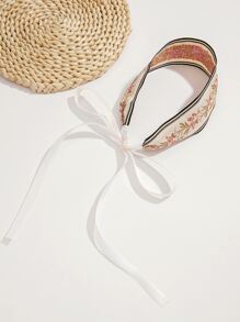 Bộ 4 khăn quàng cổ in họa tiết sọc hoa phong cách Pháp dành cho nữ, thích hợp cho các dịp thường ngày, thanh lịch, hàng ngày và hẹn hò, quà tặng đa năng, băng đô cài tóc tập gym, băng đô turban, băng đô thấm mồ hôi, đồ dùng học tập, phụ kiện tóc mùa thu đông cho nữ khi đi nghỉ, khăn rằn mềm mại cho nữ - Nhiều màu - Xem 2