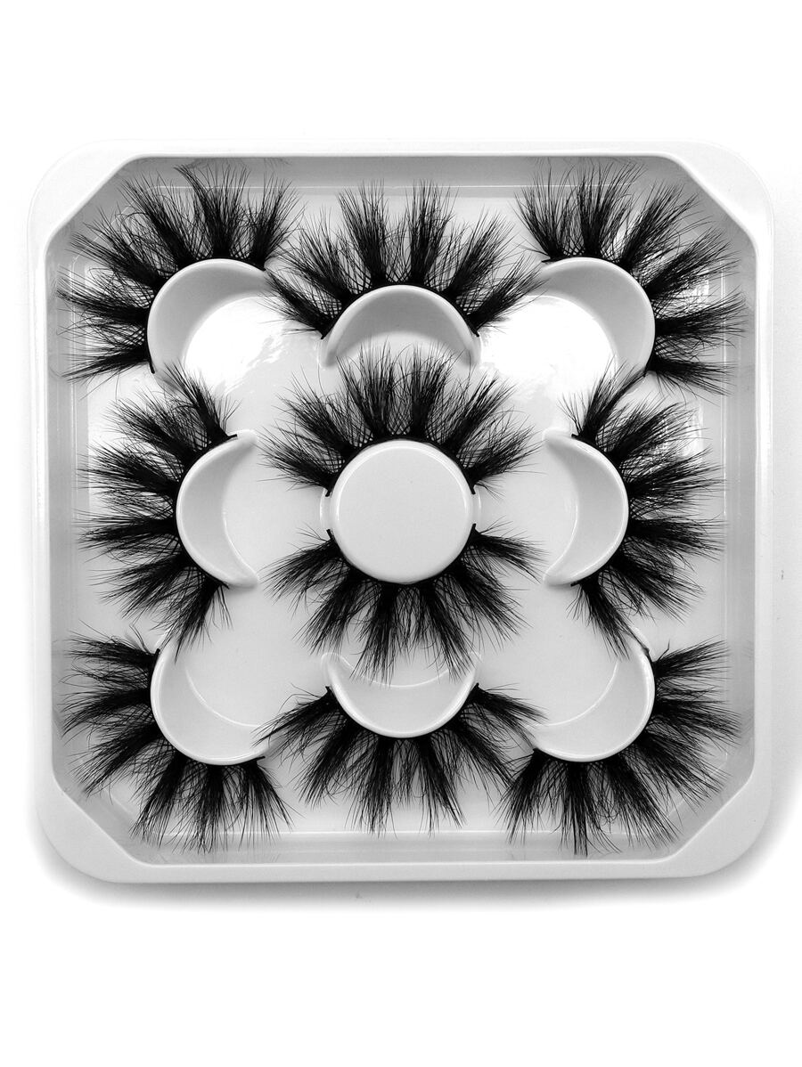 5pairs Volumized False Eyelashes