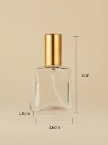1pc 15ML Perfume Subpackage Glass Bottle,Refillable Perfume Atomizer Bottle, Mini Spray Bottles, Small Pocket Perfume Bottle, Scent Pump Case, Portable Empty Perfume Container For Travel, Living Room Home Bedroom Bathroom House Decor, Travel Stuff, Wedding, Party, Birthday, Gifts For Men Mom Dad Friends, New Years, Accessories, Funny Gift - Gold - View 3