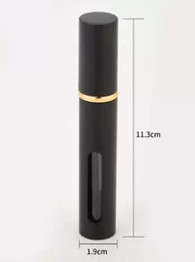 1pc 10ML Perfume Spray Bottle , Travel Essentials, Living Room Home Bedroom Bathroom House Decor, Travel Stuff, Wedding, Party, Birthday, Gifts For Men Mom Dad Friends, New Years, Accessories, Funny Gift - Black - View 5