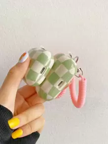 Apple-rutigt tryckfodral kompatibelt med AirPods kompatibelt med Airpods1/2 AirPods Pro - Multifärgad - Visa 7