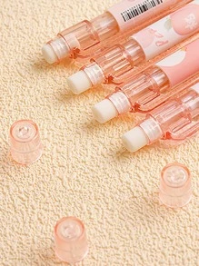 隨機單支#(含100支筆)創意桃形鉛筆帶橡皮 - 彩色 - 查看 5