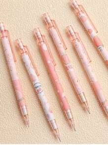 隨機單支#(含100支筆)創意桃形鉛筆帶橡皮 - 彩色 - 查看 6