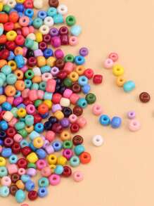900pcs Random Color Bead DIY Jewelry Accessory - Multicolor - View 2