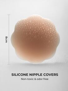 LUVLETTE Reusable No Adhesive Silicone Nipple Cover - Cinnamon - View 12