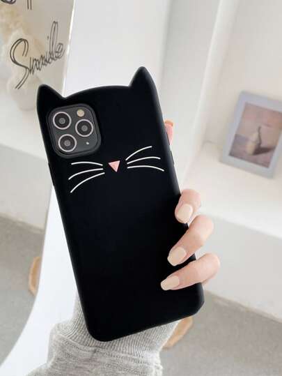 Cartoon Cat Pattern Phone Case