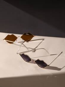 2副嘴唇形狀太陽眼鏡 - 彩色 - 查看 2