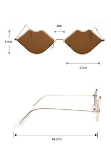 2副嘴唇形狀太陽眼鏡 - 彩色 - 查看 6