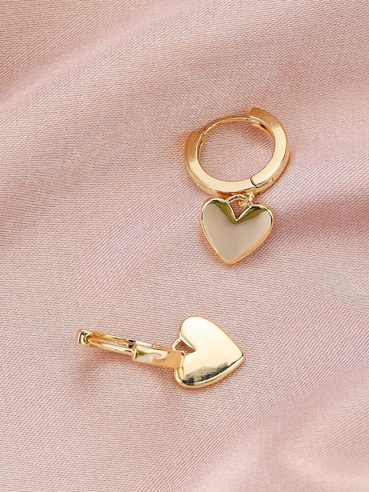 Heart Drop Earrings