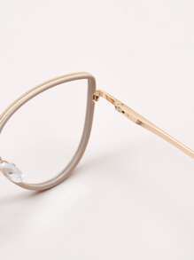 Cat Eye Eyeglasses - Grey - View 8