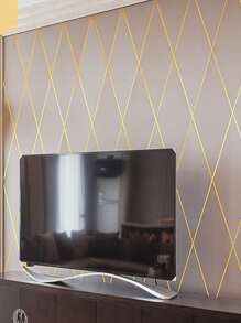 1roll Graphic Print Floor Sealing Sticker - Gold - View 6