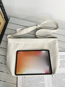 高中生 大学新生 多功能单肩包 单肩包 休闲包 男士 简约 大容量 斜挎包 手提包 书包 适合旅行、大学、户外、运动、通勤 尼龙 节日必备品 便携侧包 户外男士礼物 情人节礼物 男士单肩包 男士包 斜挎包 侧包 返校 学习用品 秋季邮差包 男士包 圆筒包 复古款 万圣节 圣诞节 - 白色 - 查看 8