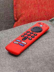1pc Red Remote Control Protective Case - Red - View 1