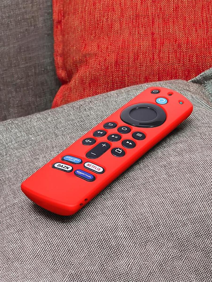1pc Red Remote Control Protective Case - Red - View 1