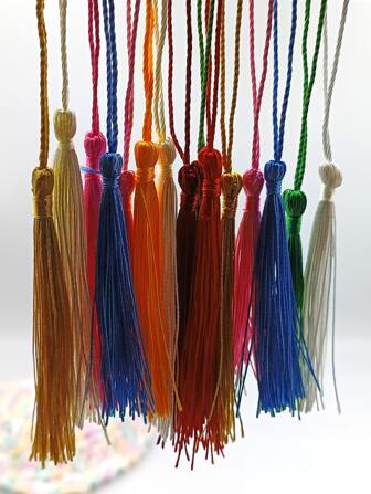 15入組混色流蘇設計裝飾用品