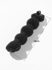 Drawstring Decor Hair Tie - Black - View 5