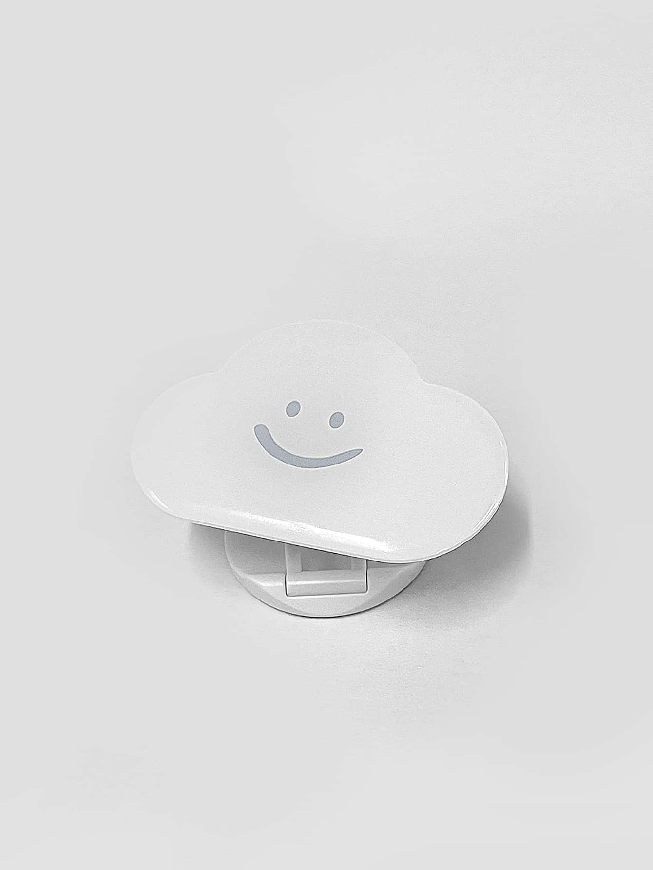 Cloud Shaped Stand-out Phone Grip - White - View 1