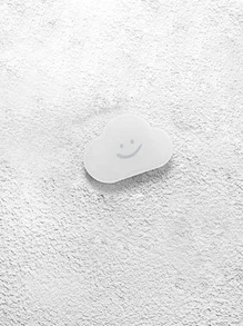 Cloud Shaped Stand-out Phone Grip - White - View 3