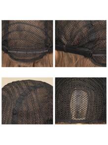 Long Body Wave Synthetic Wig - Light Brown - View 6