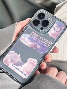 夏季字母图案手机壳，兼容 11、 13 和 14 Pro Max，国际版，非国内版 - 彩色 - 查看 3