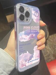 夏季字母图案手机壳，兼容 11、 13 和 14 Pro Max，国际版，非国内版 - 彩色 - 查看 5