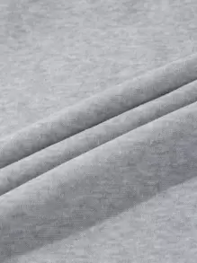 Manfinity Dauomo Men Pocket Drawstring Thermal Hoodie , Fall Winter