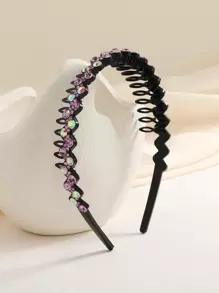 Băng đô trang trí Rhinestone - Nhiều màu - Xem 1