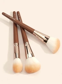 Bộ cọ trang điểm chuyên nghiệp MAANGE 3 món, chất liệu sợi mềm mại, nhỏ gọn, bao gồm cọ phấn phủ, cọ má hồng, cọ tạo khối, bộ cọ trang điểm du lịch, bộ cọ trang điểm, bộ dụng cụ trang điểm, bộ cọ trang điểm hoàn chỉnh, bộ cọ trang điểm, bộ dụng cụ trang điểm đầy đủ, bộ cọ trang điểm, bộ quà tặng cọ trang điểm, quà tặng kèm, cọ trang điểm chuyên nghiệp, bộ trang điểm hoàn chỉnh - Gỗ đỏ - Xem 2