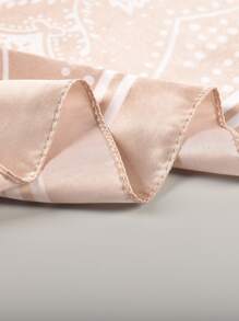 1pc Women's Cashew Pattern Printed Scarf, Fashion Headscarf, Suitable For Travel, Evening Party - Camel - View 2