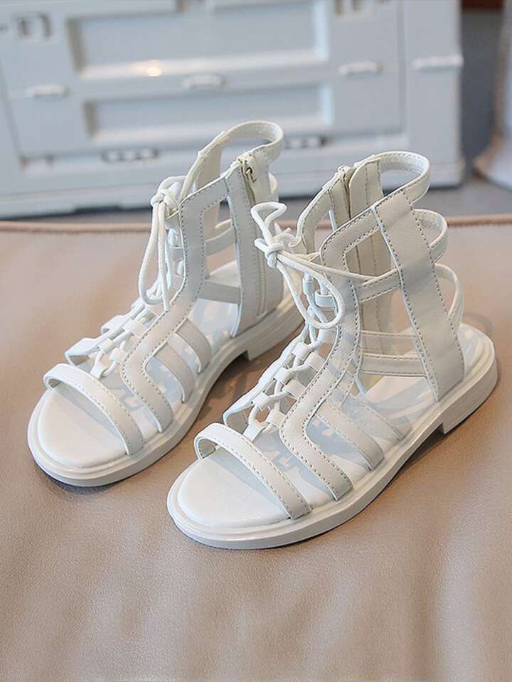 Aggregate more than 83 white gladiator sandals flat latest dedaotaonec