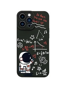 Ốp điện thoại hình phi hành gia của hãng Mathematics, tương thích với iPhone 13 Pro Max, và , kiểu dáng Angel Eye, phiên bản quốc tế, không phải phiên bản nội địa. - màu đen - Xem 3