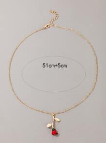 imoli Rose Pendant Necklace - Multicolor - View 4