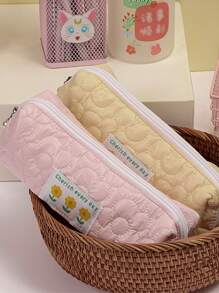1pc Flower Pattern Random Pencil Case - Multicolor - View 6