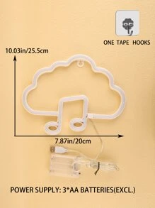 Cloud Shaped Neon Light - Multicolor - View 6