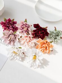 5 cái Phối màu Mini Hoa nhân tạo Lụa Thược dược Heads Mùa thu Đồ trang trí Cái bình hoa Đối với Năm mới Món quà Ngoài trời Sân vườn Lễ cưới Bó hoa Phòng khách DIY Kẹo hộp Vòng hoa Fake Thực vật Vật dụng trong nhà Các sản phẩm - Nhiều màu - Xem 1