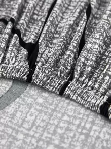 1pc Flower Pattern Sofa Seat Cushion Cover - Multicolor - View 4