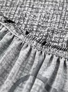 1pc Flower Pattern Sofa Seat Cushion Cover - Multicolor - View 5