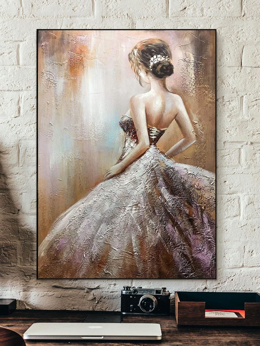 人像圖案DIY鑽石畫 - 彩色 - 查看 1