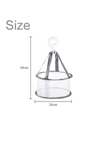 1pc Gray Makeup Brush Cleaning Tool Set Including A Portable Bag, Brush Cleaner And Drying Rack, Perfect For Travel - Grey - View 3