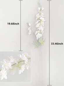 1pc Artificial Flower - White - View 3