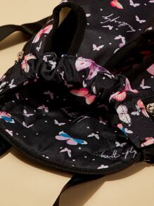 Butterfly Print Pet Carrier Bag Dog Outing Dog Stuff Puppy Keep Puppy Keep Cat Carrier Dog Carrier Dog Bag - Multicolor - View 7