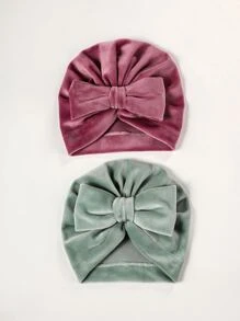 2 cái Baby Bow Trang trí đầu Wrap - màu xanh lá - Xem 1