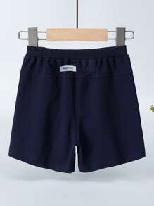 YINGZIFANG 小男童卡通圖案短褲