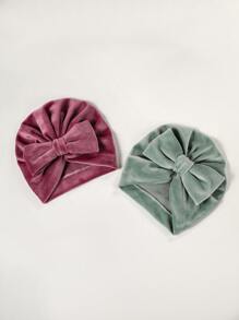 2 cái Baby Bow Trang trí đầu Wrap - màu xanh lá - Xem 2