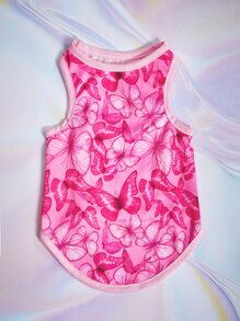 PETSIN 1入組蝴蝶圖案寵物背心