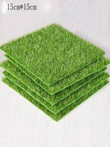 1pc Artificial Grass - Green - View 3